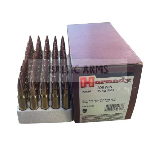 HORNADY .308 Winchester 150 gr FMJ